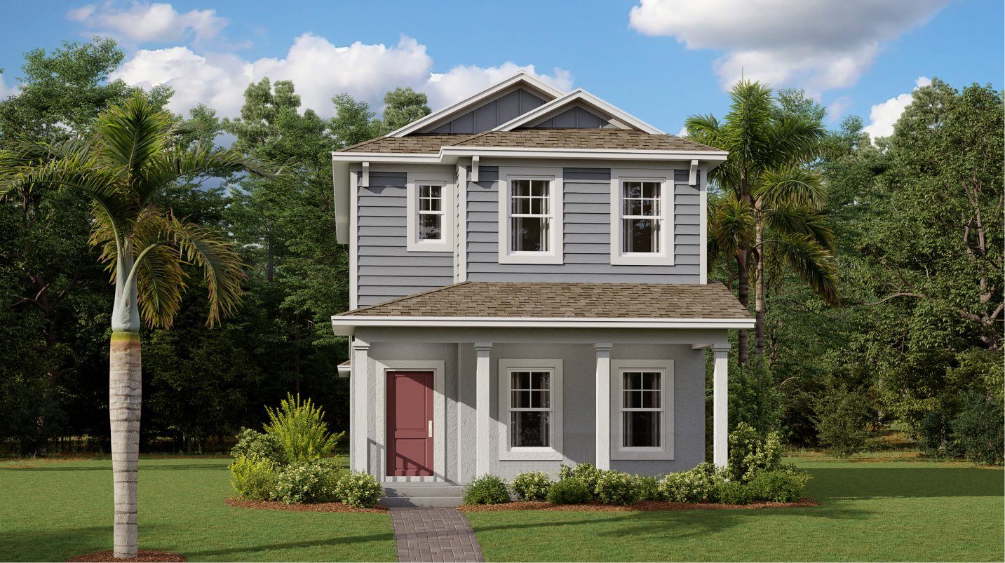 Elevation B - exterior rendering