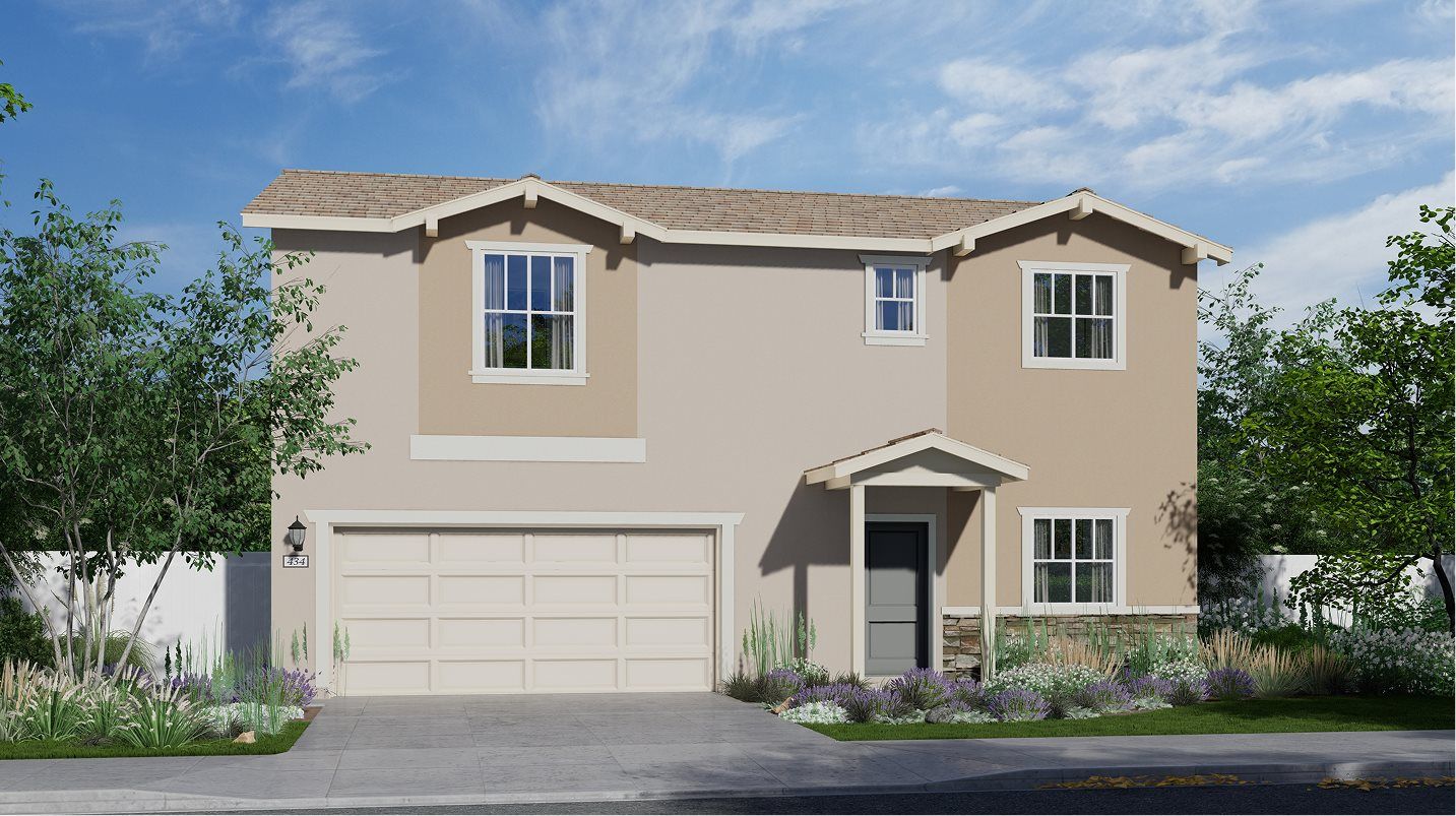 Elevation C5 - Exterior - Craftsman home