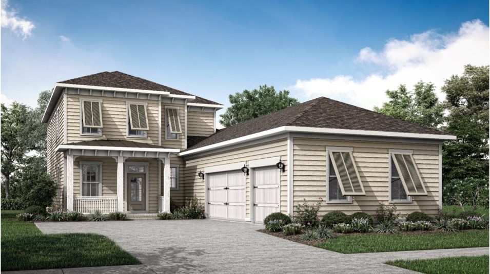 Elevation A - Exterior Rendering
