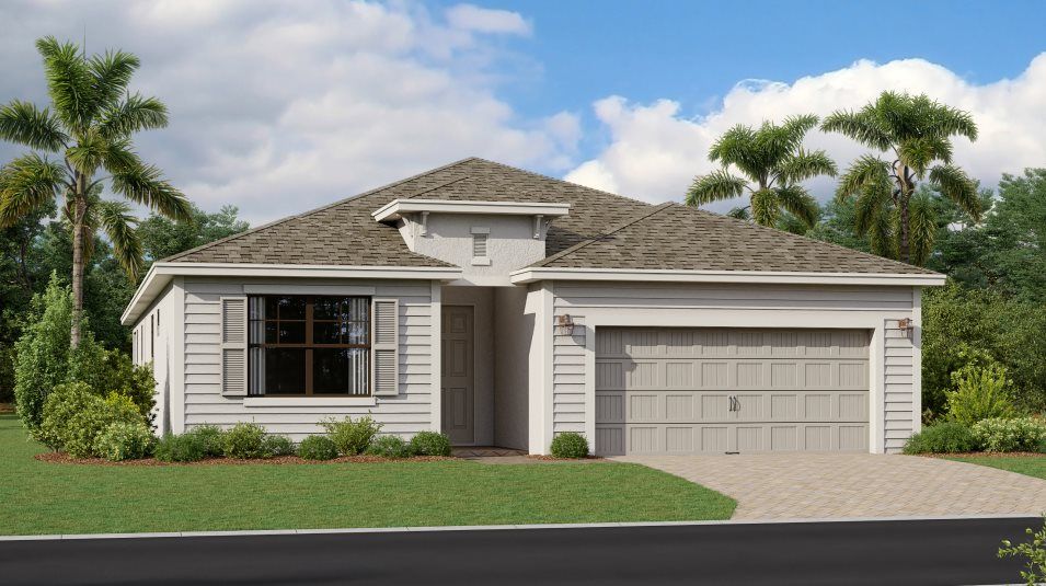 Elevation D - A ranch-inspired exterior