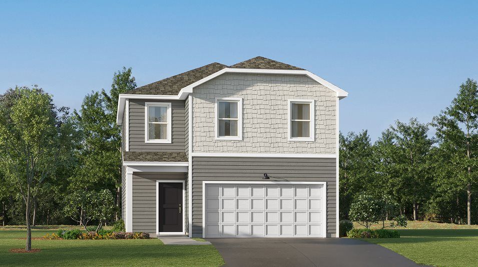 Elevation B6 - Whitman Exterior Rendering B6
