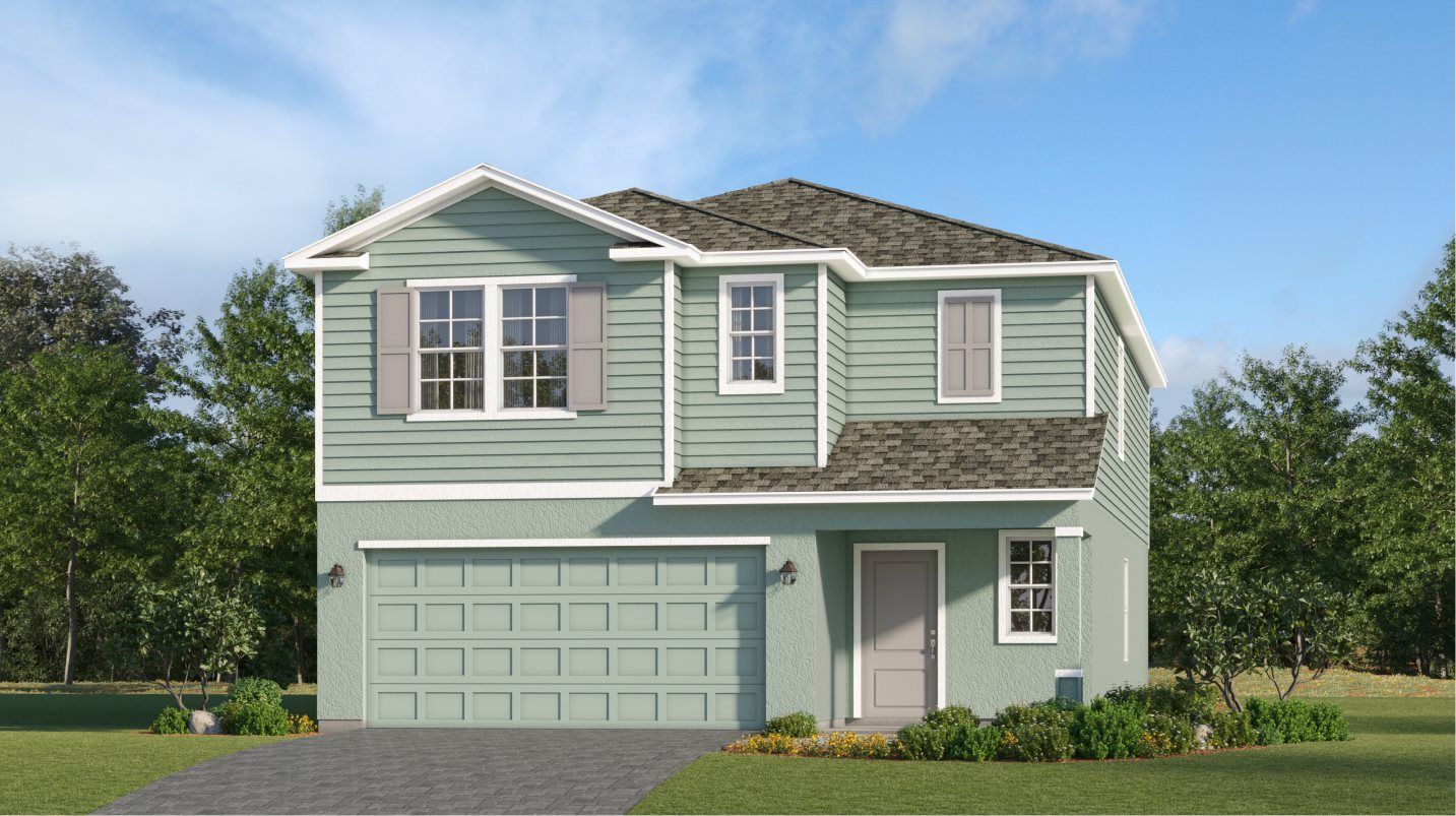 Elevation G - exterior rendering