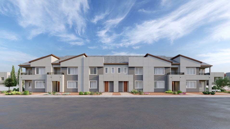 Elevation B - Ramsey Reid Rhett Exterior 6 Plex 6M