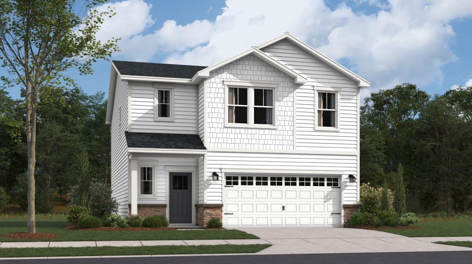 Elevation F6 - Broadmoor Exterior Rendering Craftsman