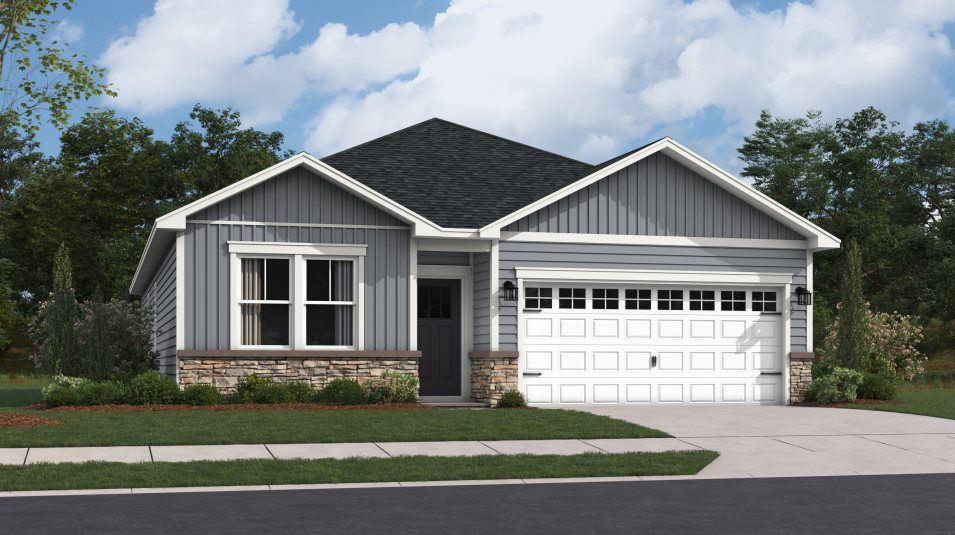 Elevation F6 - Alan Exterior Rendering Craftsman