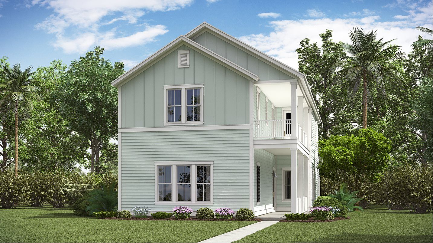 Elevation B1 - exterior rendering
