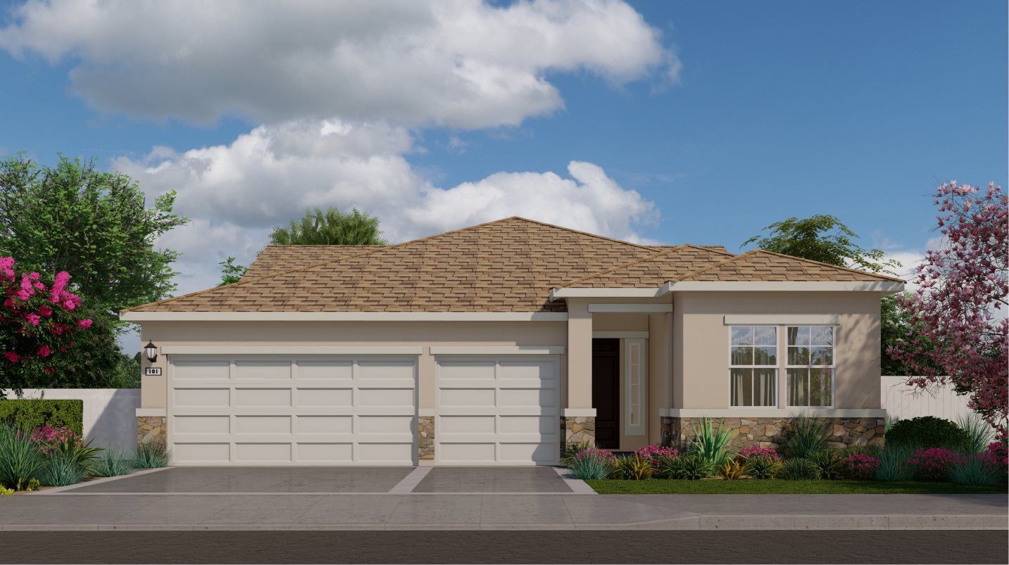 Elevation B - Residence 2161 Exterior B European