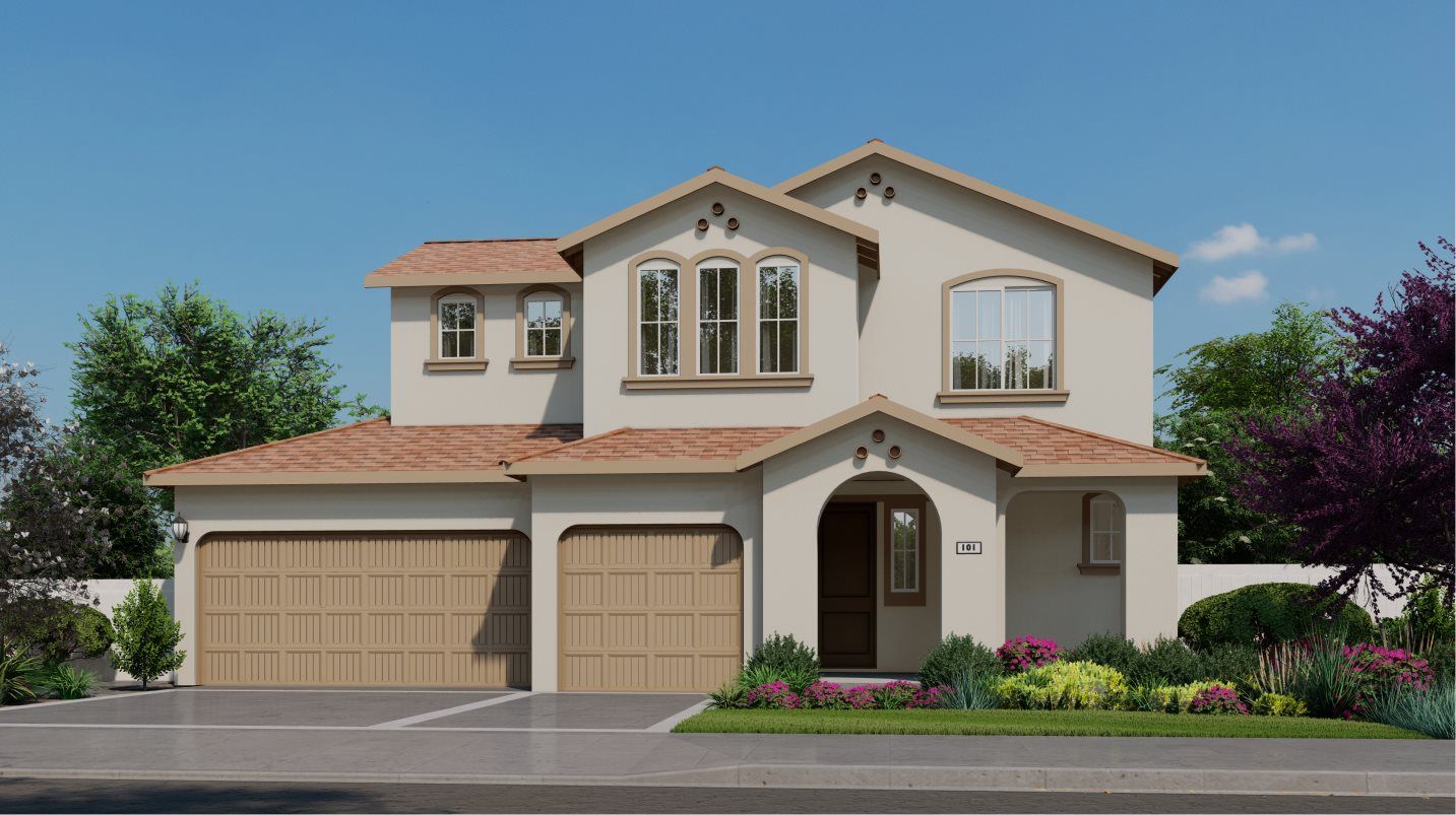 Elevation A - Residence 3141 Exterior A Mission