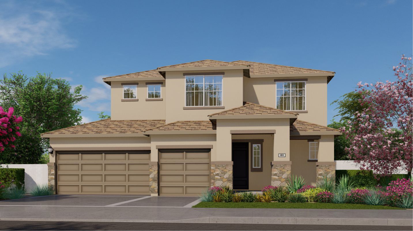 Elevation B - Residence 3141 Exterior B European
