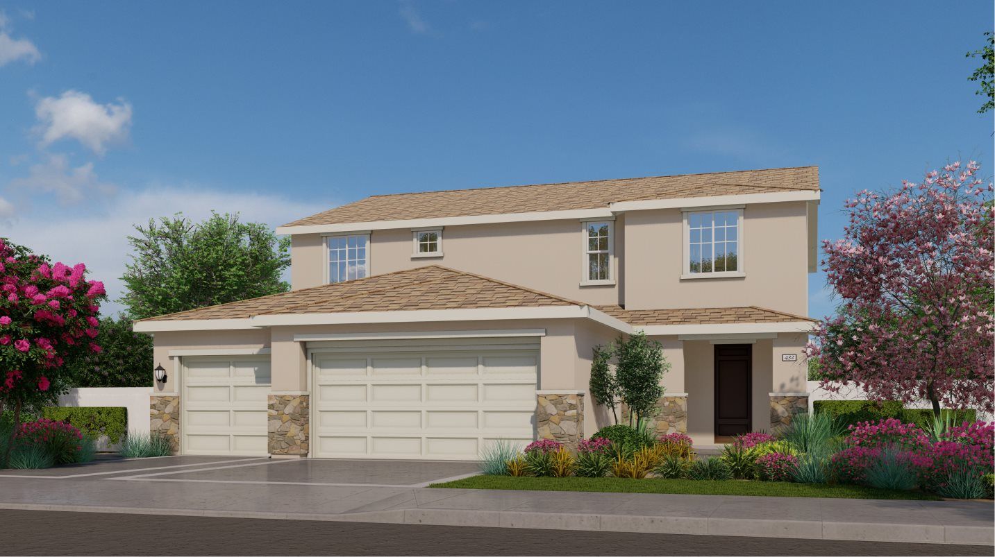 Elevation B - Residence 3427 Exterior B European