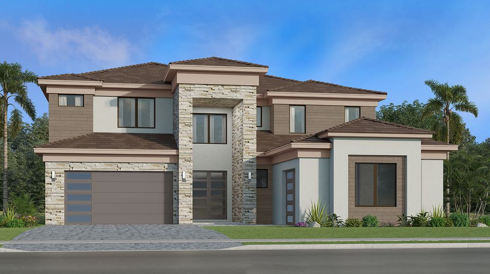 Elevation E3 - 4662 Kensington Whitemore Estates Versailles E3 9