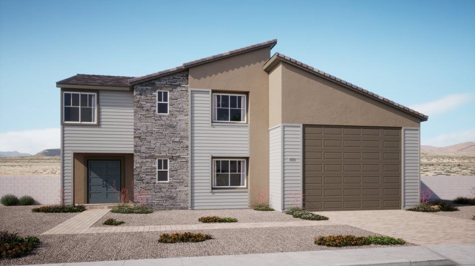 Elevation A - Exterior A home rendering