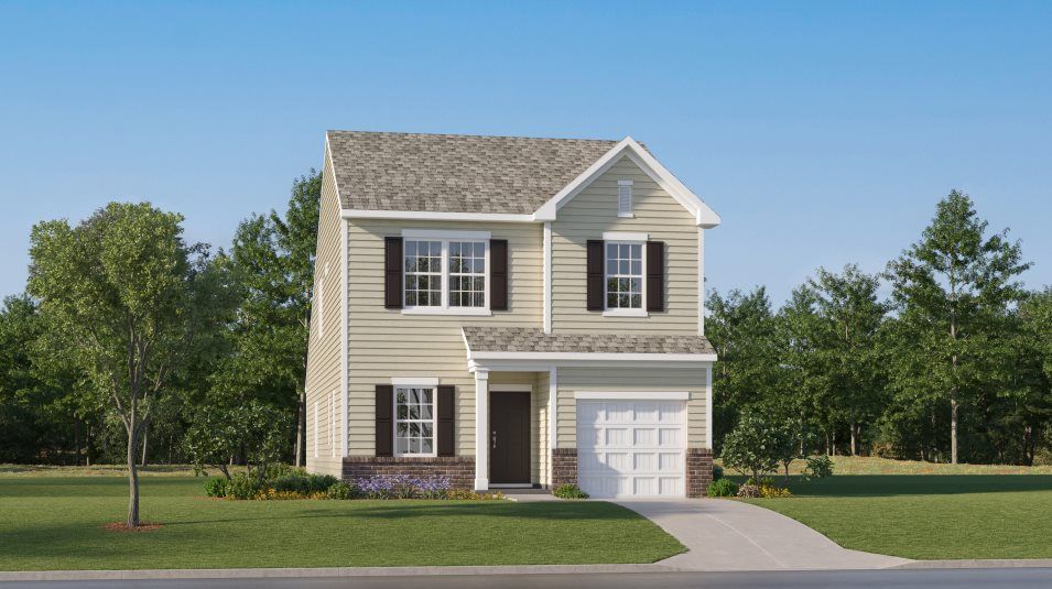 Elevation A - Edgefield Exterior Rendering A