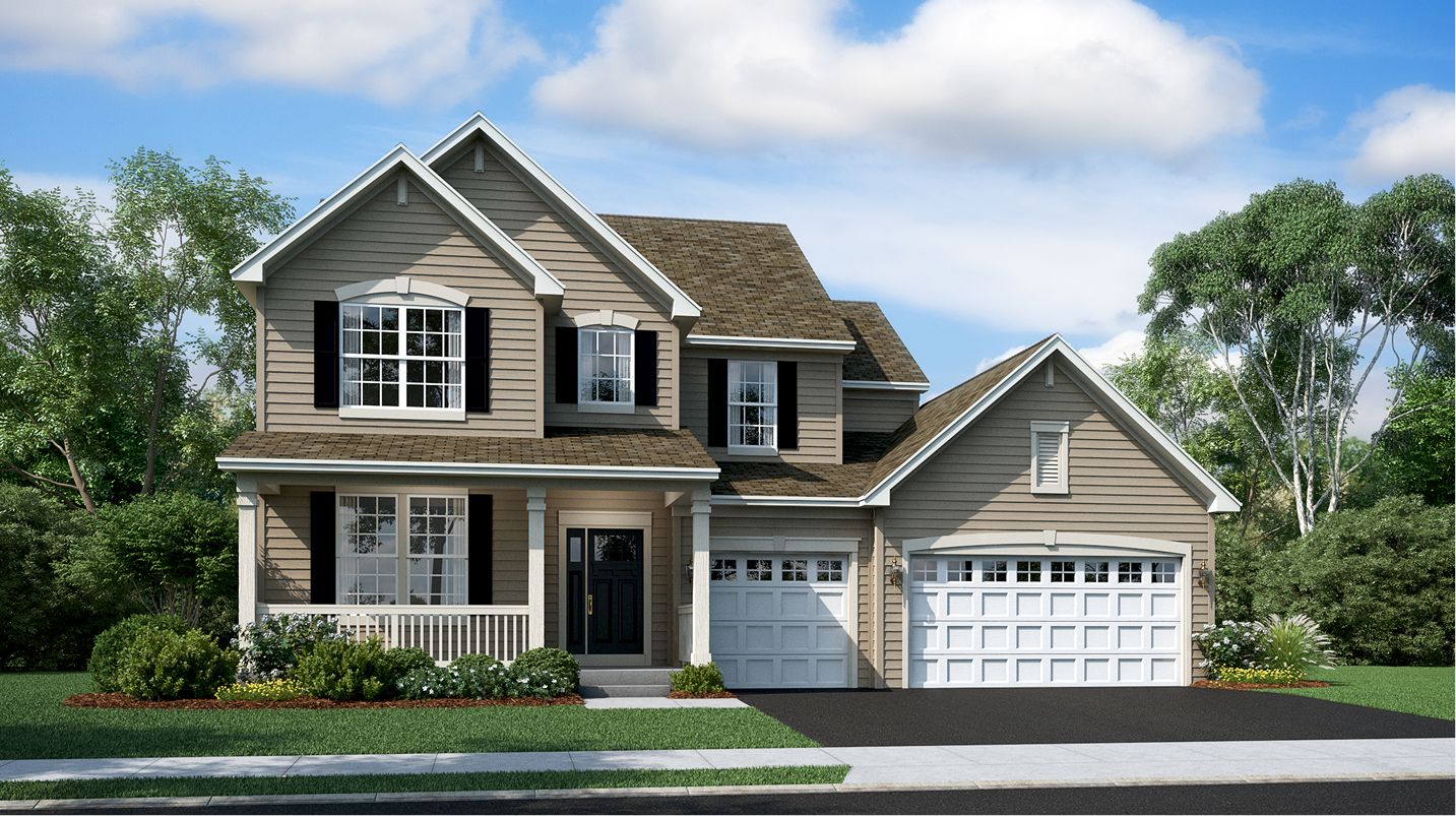 Elevation A - 8325 Waterford Bluestone A 041125