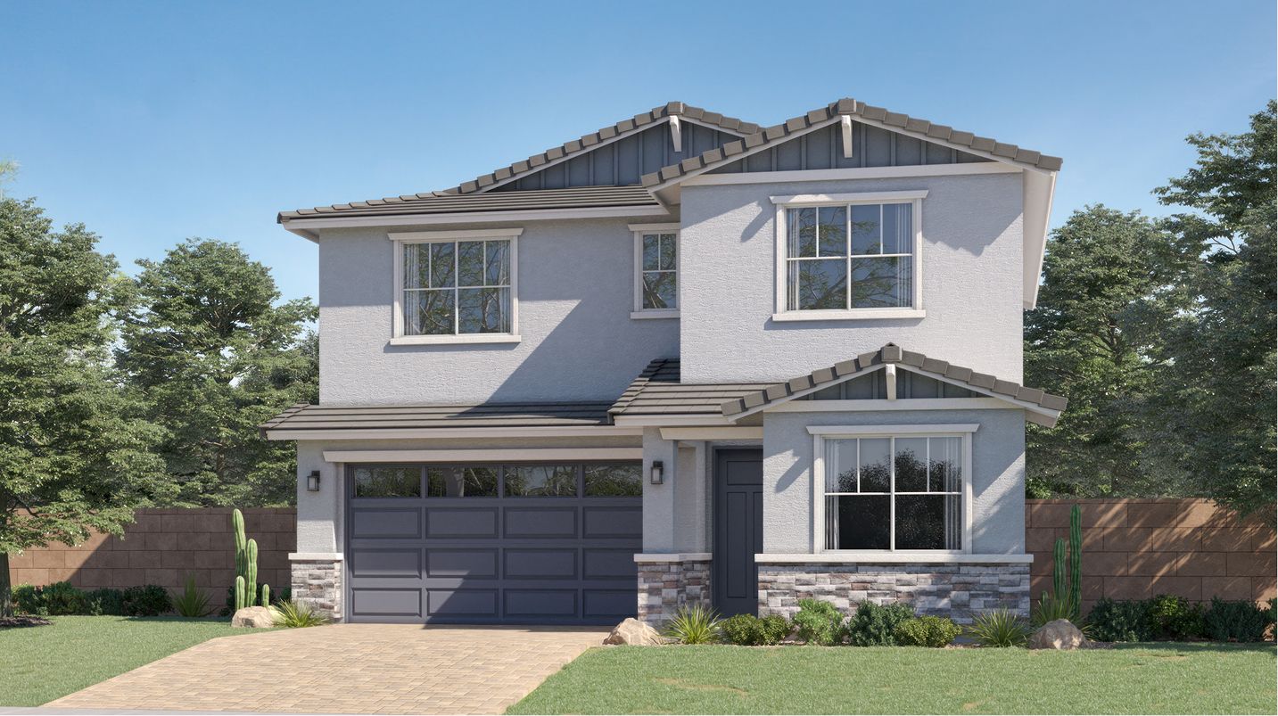 Elevation C - 3524 Discovery Mystic Cottonwood Craftsman C