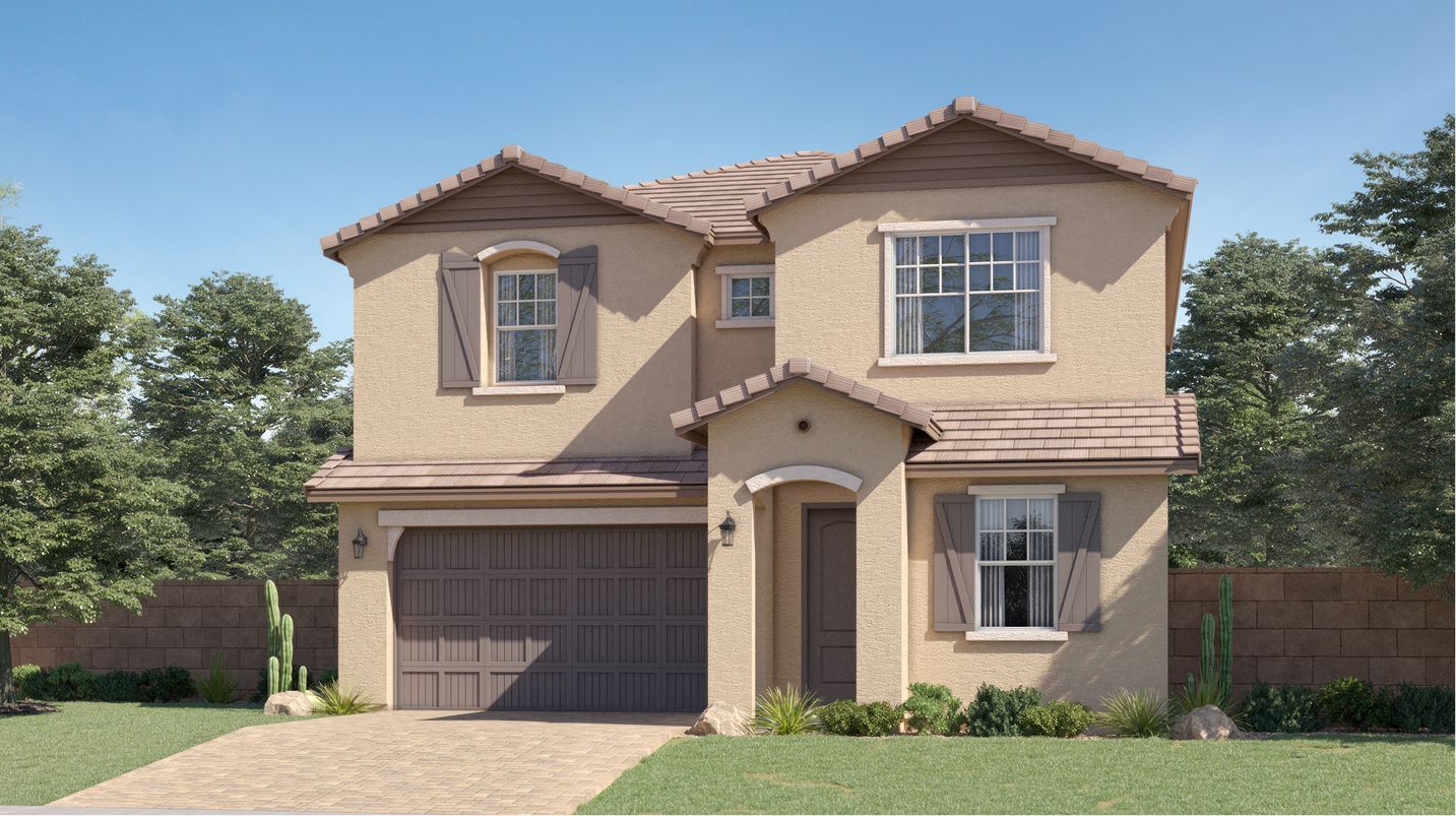 Elevation F - 3524 Discovery Mystic Cottonwood French Country F