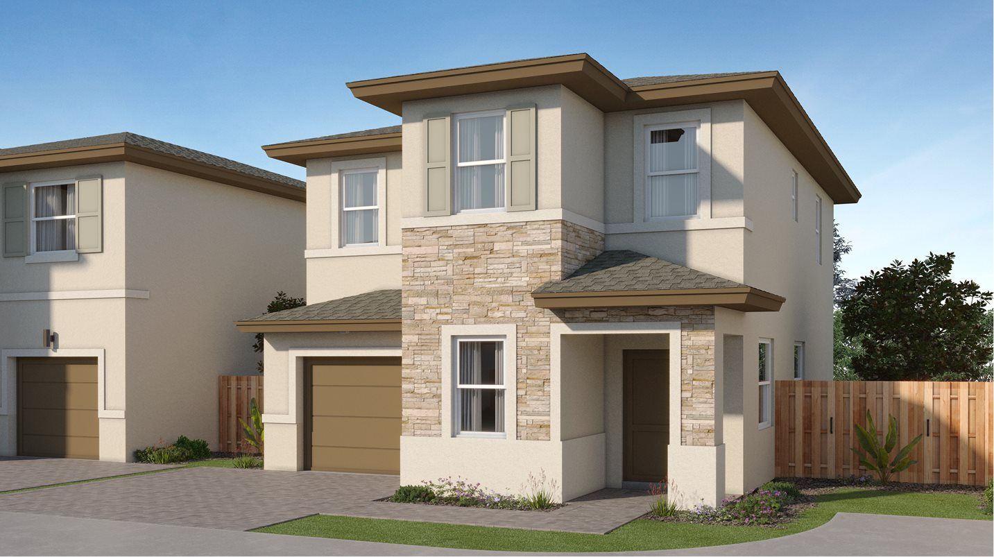 Elevation B - exterior rendering
