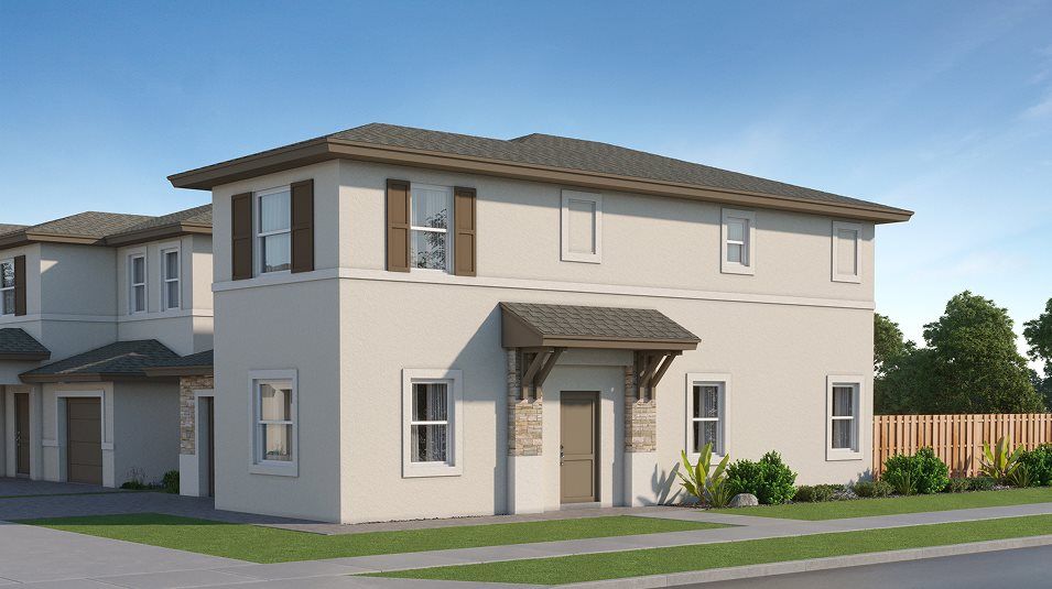 Elevation B - exterior rendering