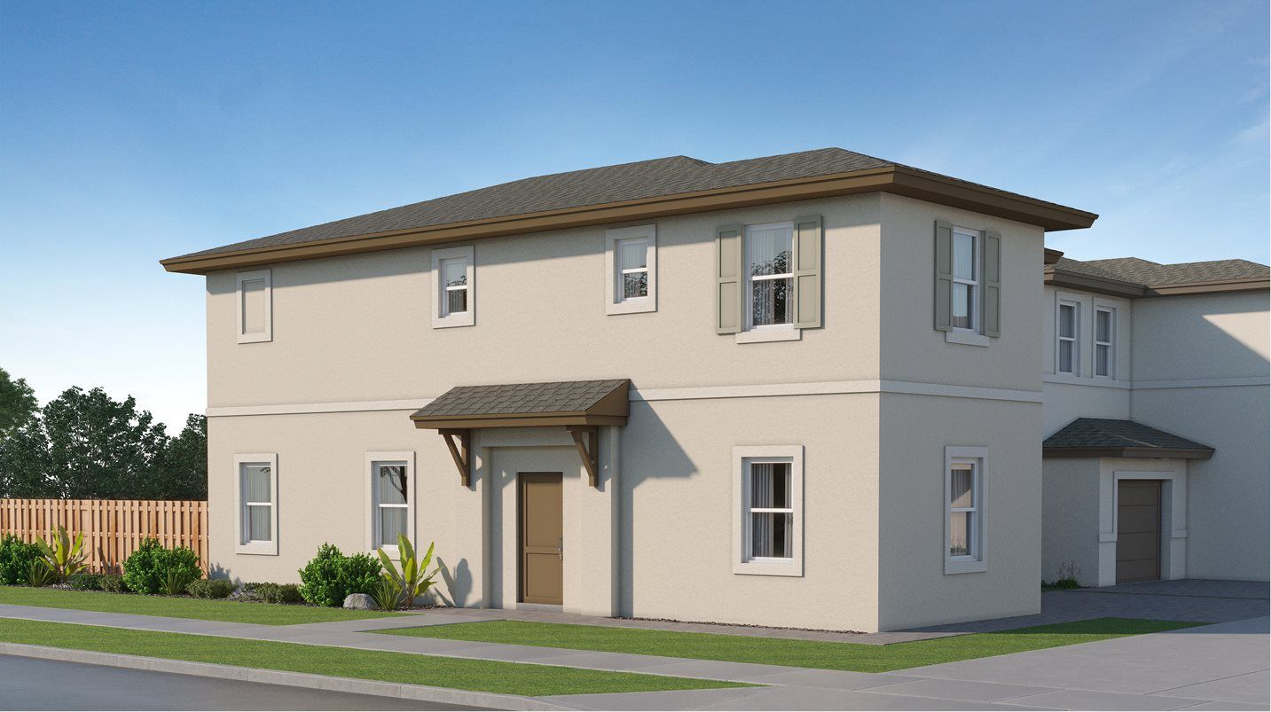 Elevation A - exterior rendering