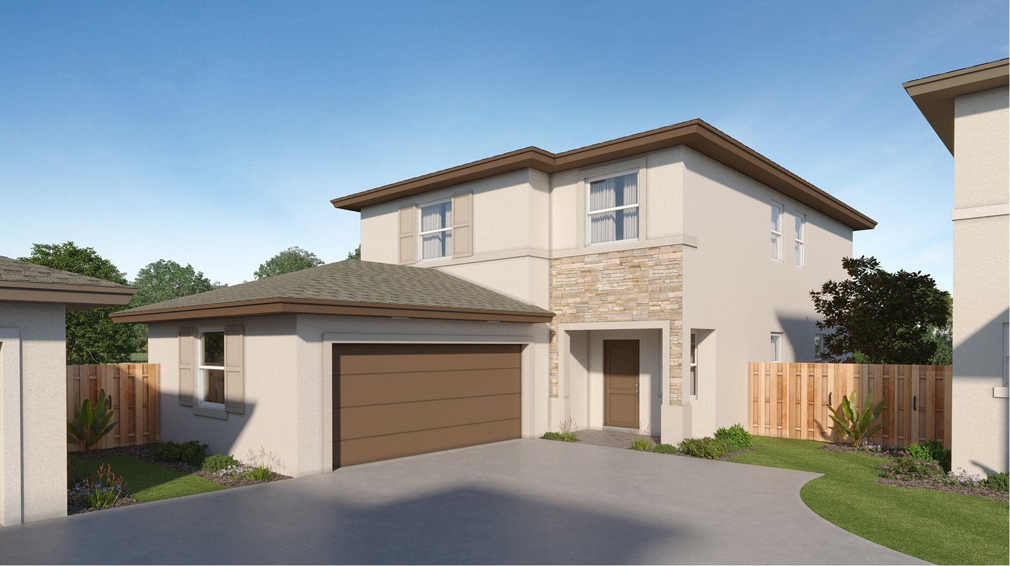 Elevation B - exterior rendering