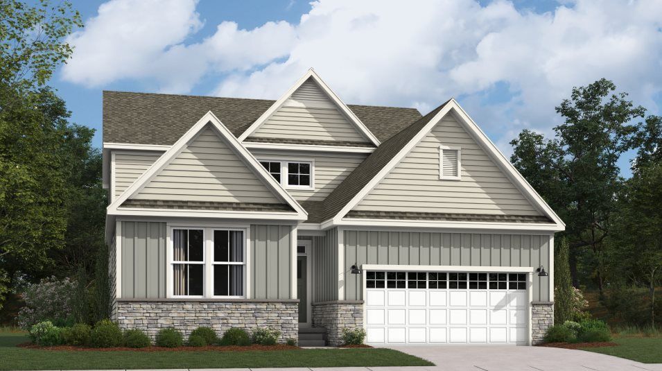 Elevation CL - Camelot Basement Exterior Rendering Classic