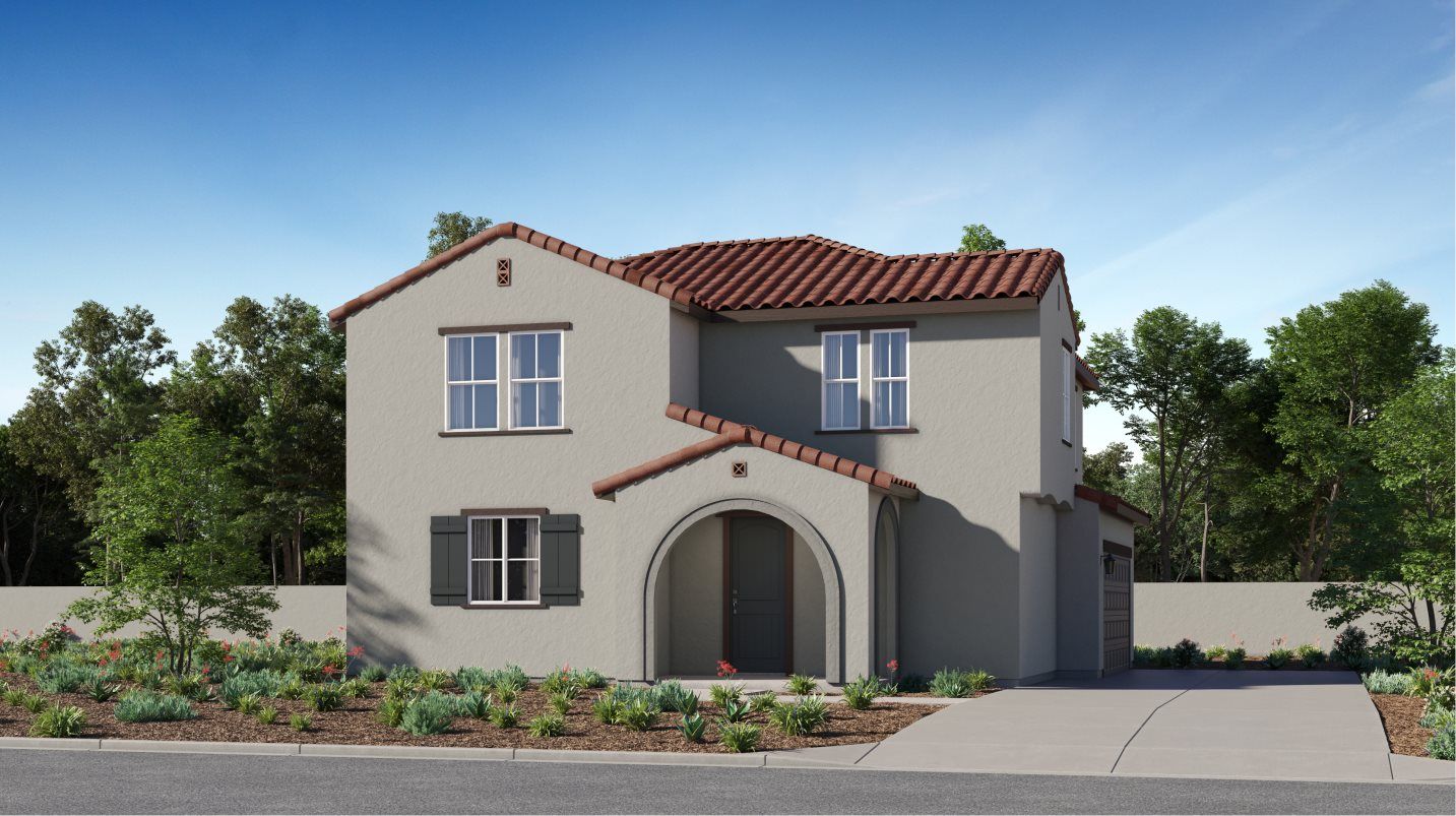 Elevation A - Indigo Sunstone Res 2 Spanish Colonial rendering