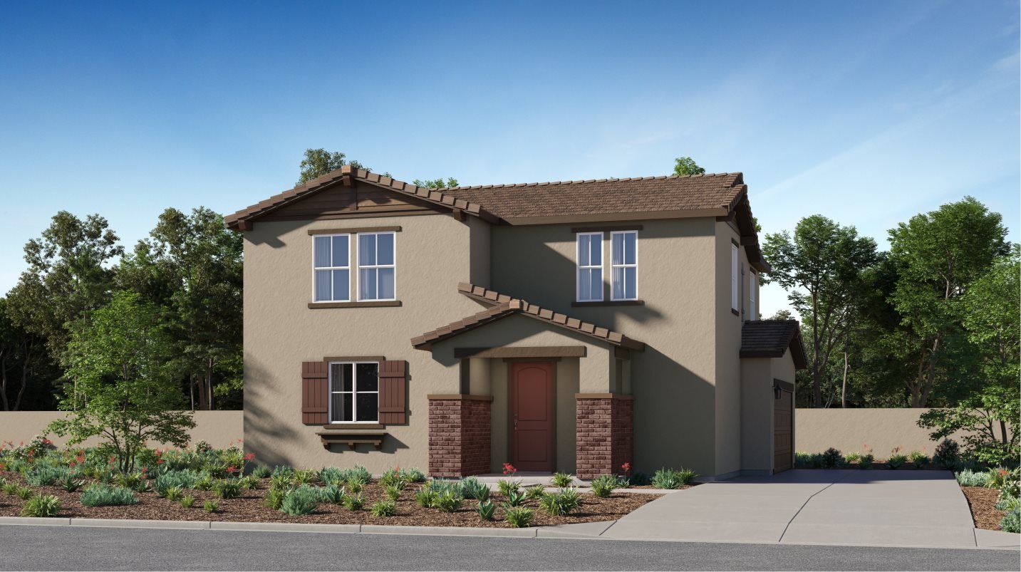 Elevation D - Indigo Sunstone Res 2 Adobe Ranch rendering