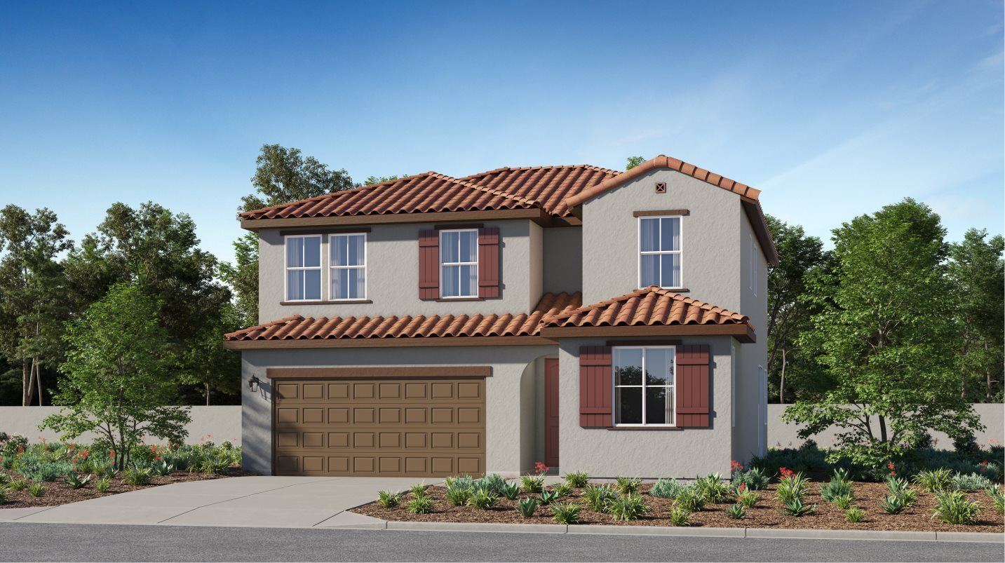 Elevation A - Indigo Sunstone Res 3 Spanish Colonial rendering