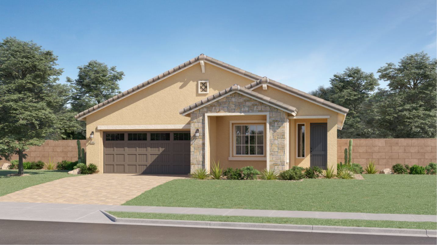 Elevation D - Adobe Ranch exterior