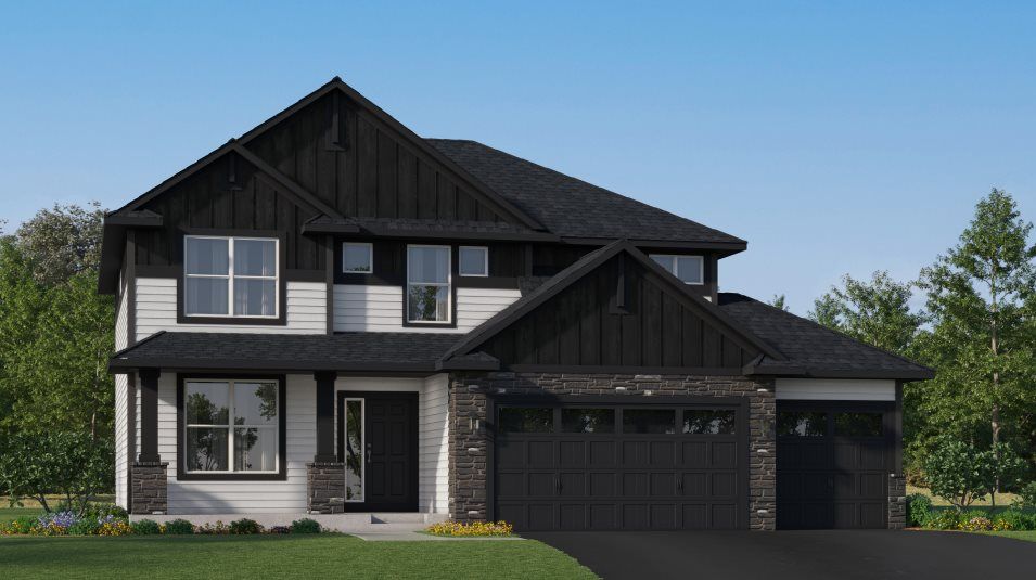 Elevation D3P - Lewis Exterior Rendering D3