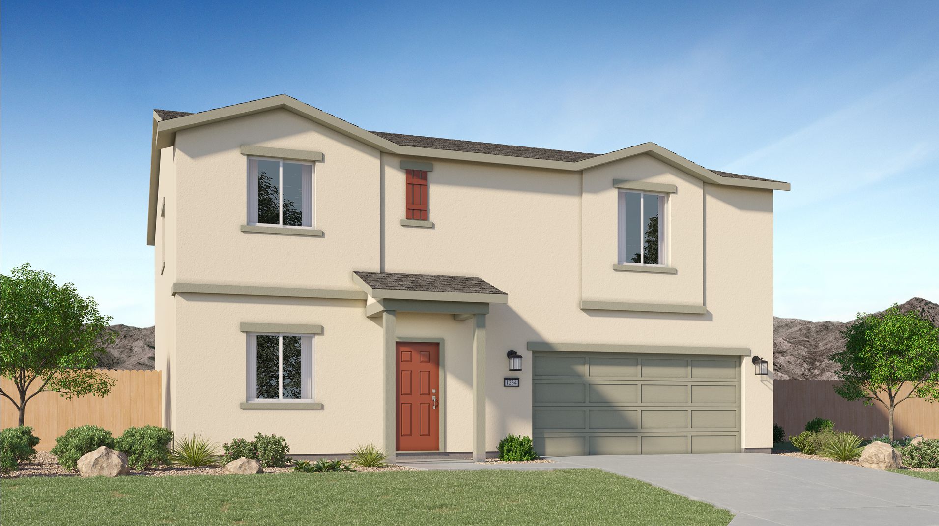 Elevation A - West Core N011 Heritage Ranch Eden A