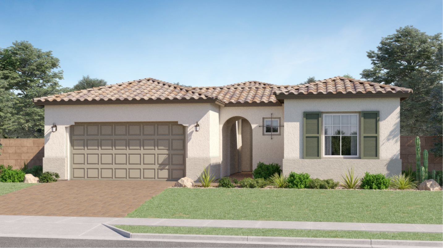Elevation A - Spanish home exterior image