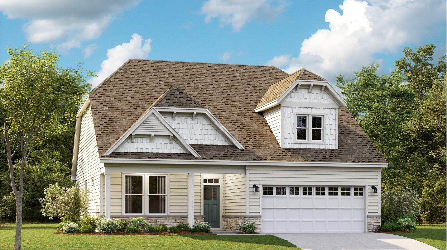 Elevation CO - Savannah Slab Cottage Elevation