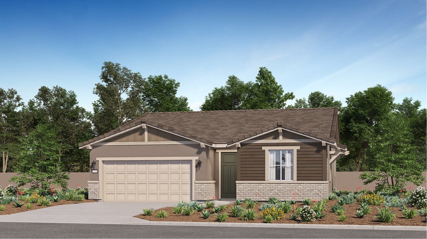 Elevation B - Craftsman home image