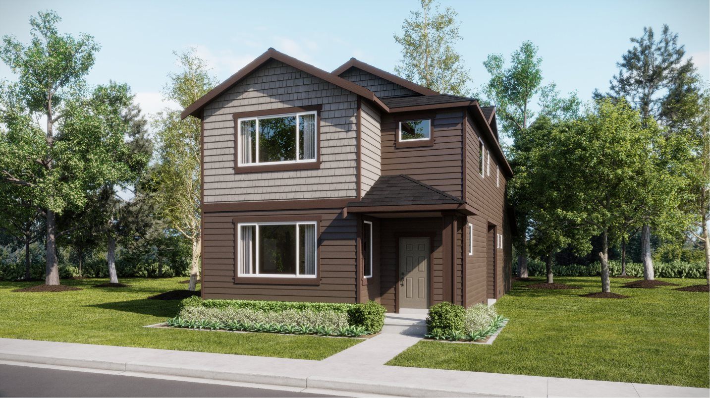 Elevation TR - Traditional home exterior