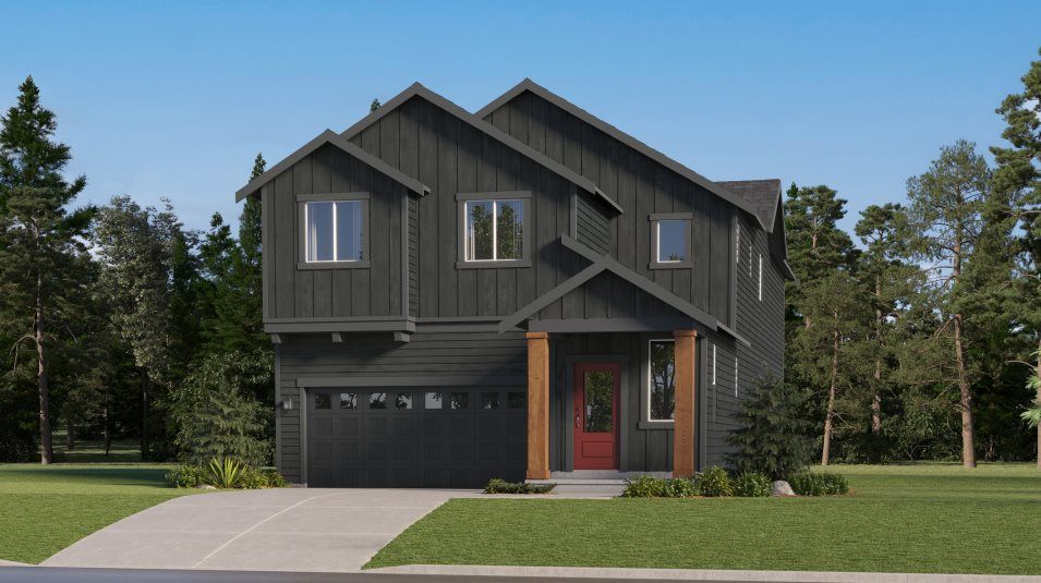 Elevation MF - Modern Farmhouse home exterior image