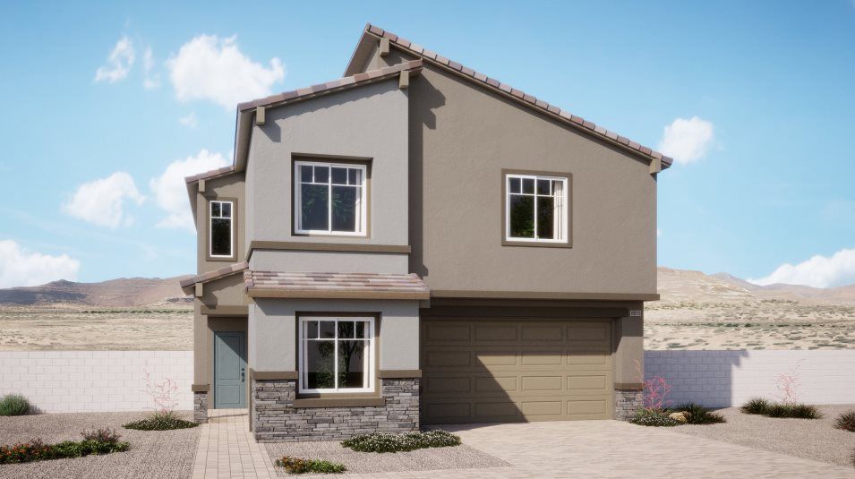 Elevation A - Exterior A home rendering