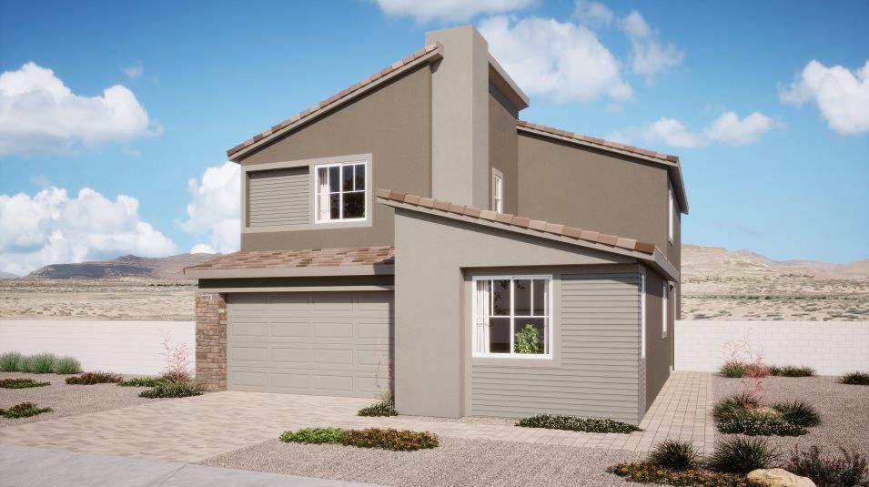 Elevation A - Exterior A  home rendering image