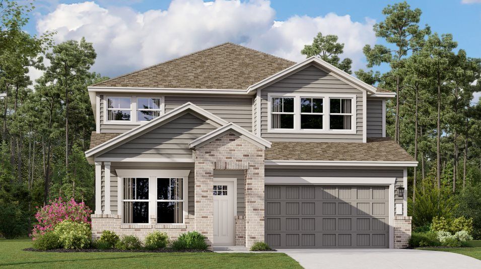 Elevation E4 - Brock Exterior Rendering E