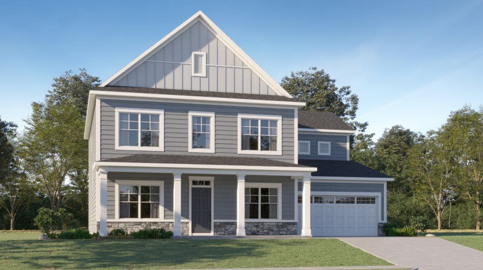 Elevation D - Hastings III Exterior Rendering D