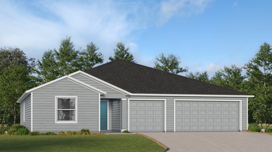 Elevation D - A ranch-inspired exterior