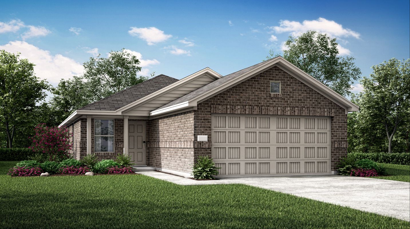 Elevation A80 - Red Oak Exterior A