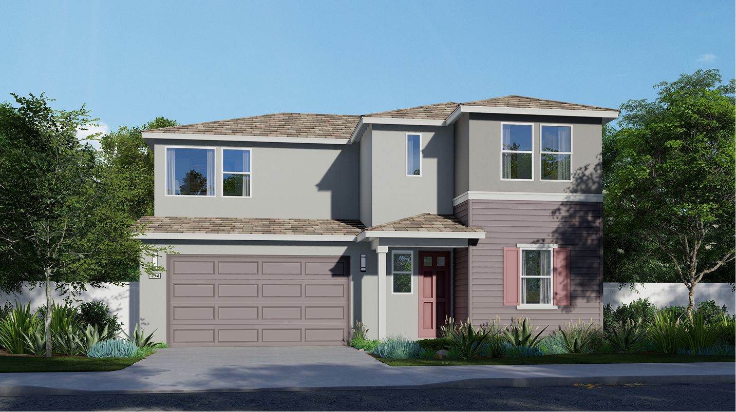 Elevation A - The Links Sierra View Res2693 Modern Seaside A