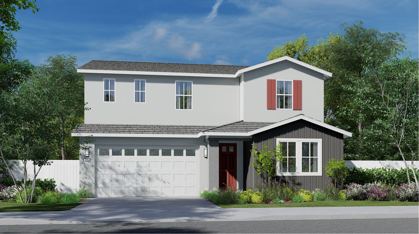 Elevation B - The Links Sierra View Res2966 Modern Farmhouse B