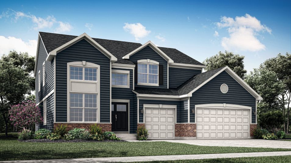 Elevation A - Raleigh exterior rendering