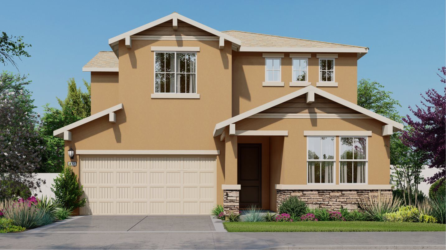 Elevation A - Residence 2358 Exterior A Mediterranean Revival