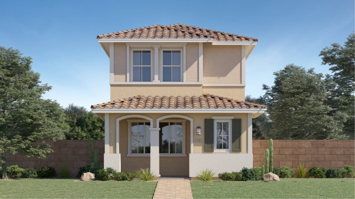 Elevation G - Italianate style home image