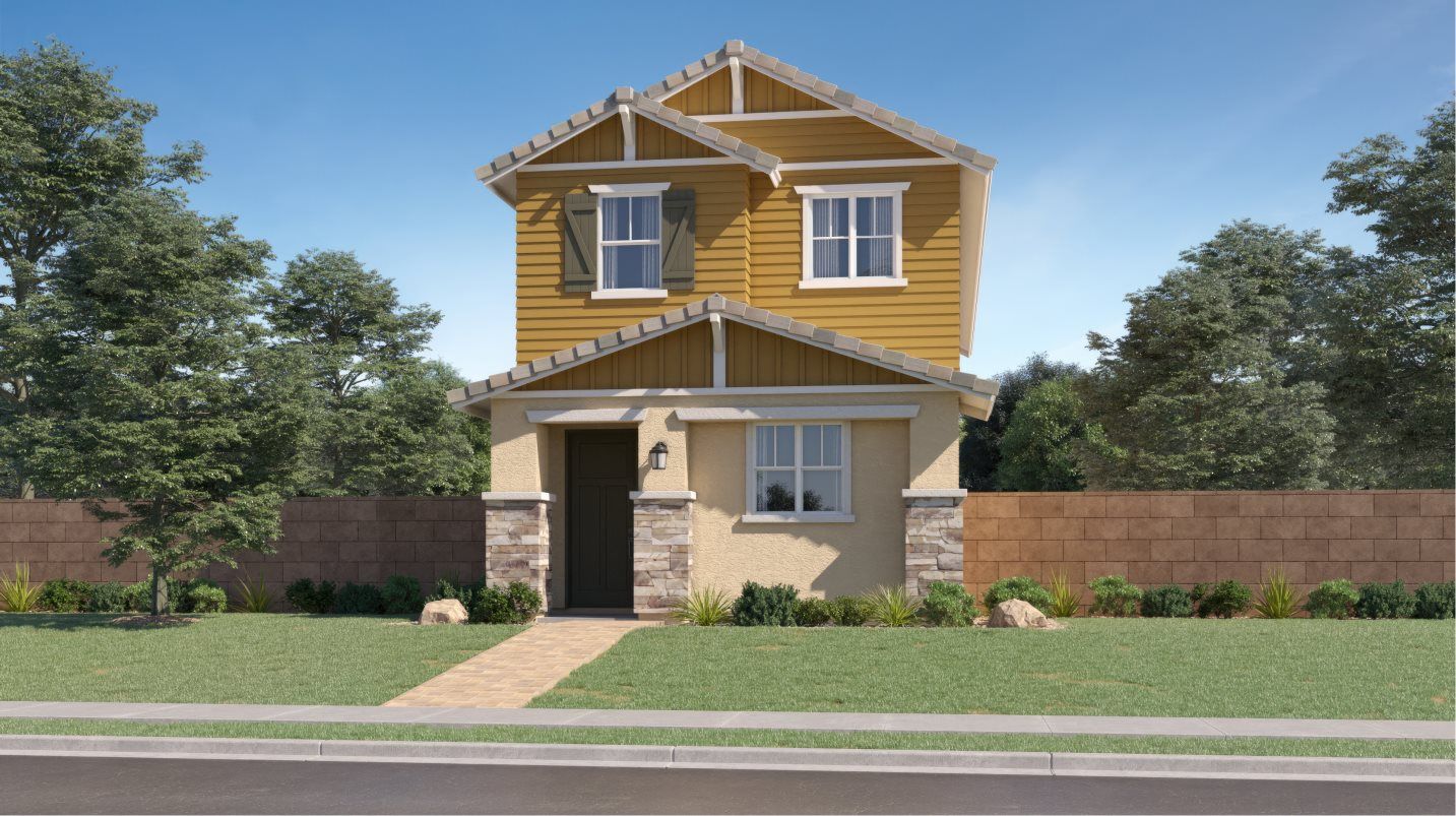 Elevation C - Craftsman home image