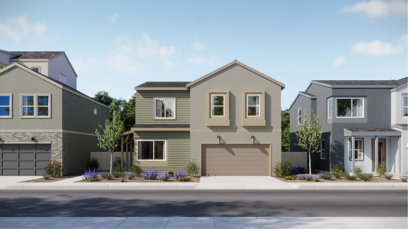 Elevation B - Torrey Pineridge Res5 Transitional Modern B