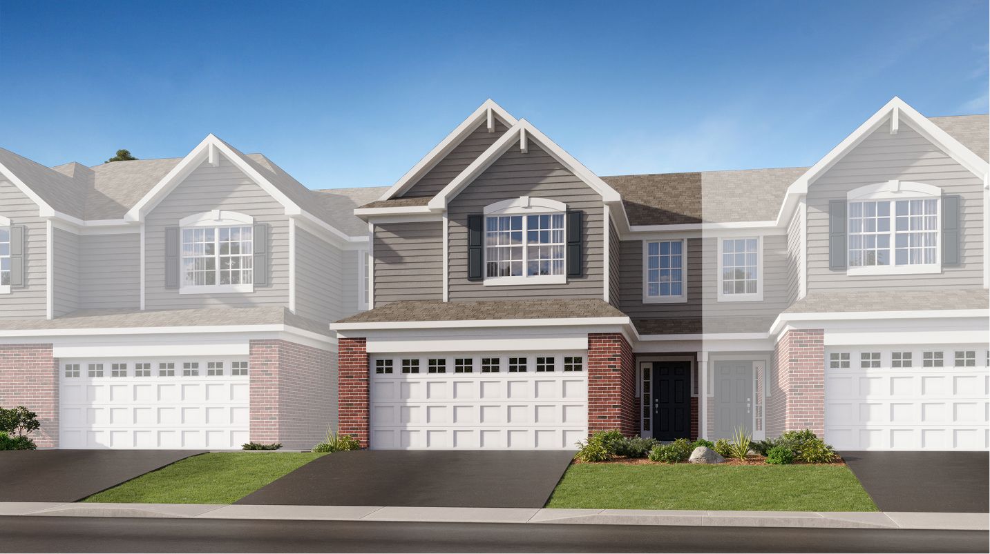 Elevation C - 8135 Townhomes Lakewood Prairie Davis II Unit C 04